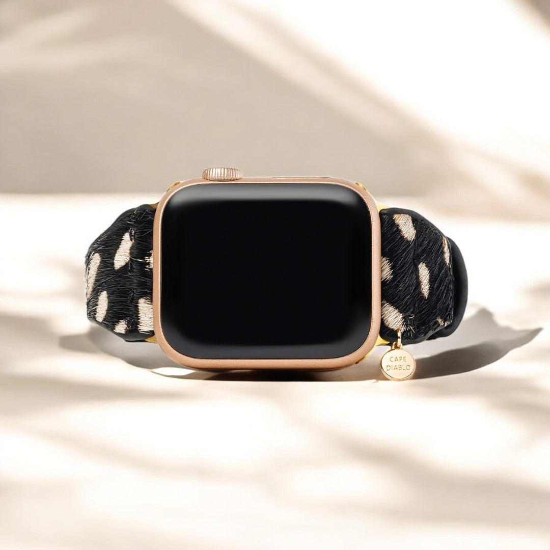 Correa para Apple Watch de piel Safari monocromática