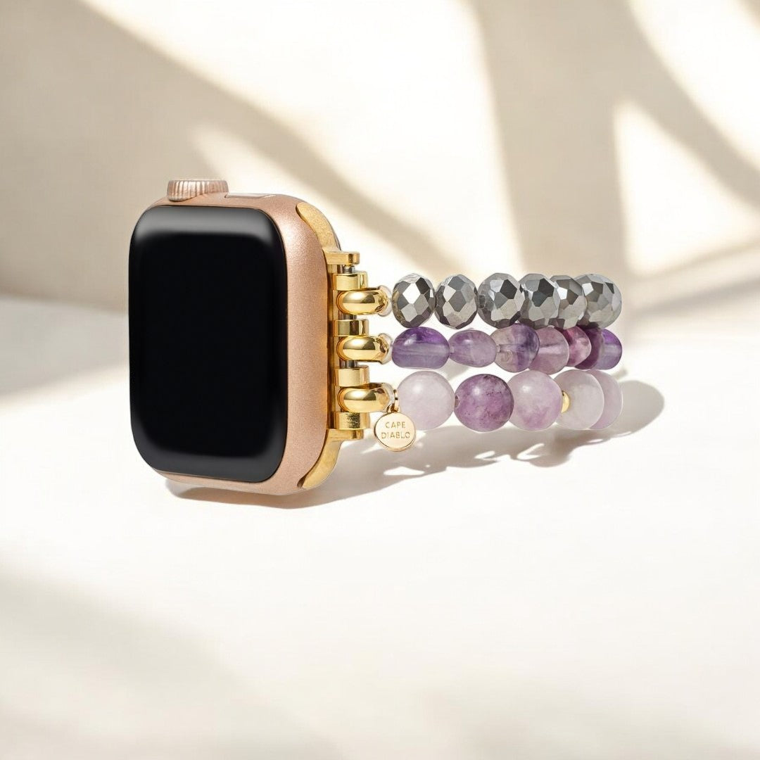Correa Lepidolita Glow Apple Watch