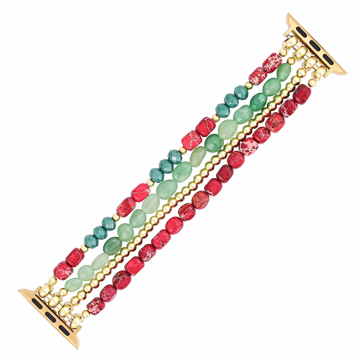 Correa Evergreen Gold Elegance Christmas Apple Watch