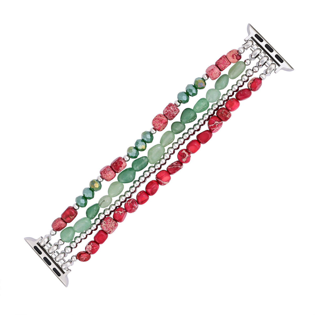 Correa de Navidad Evergreen Silver Elegance para Apple Watch