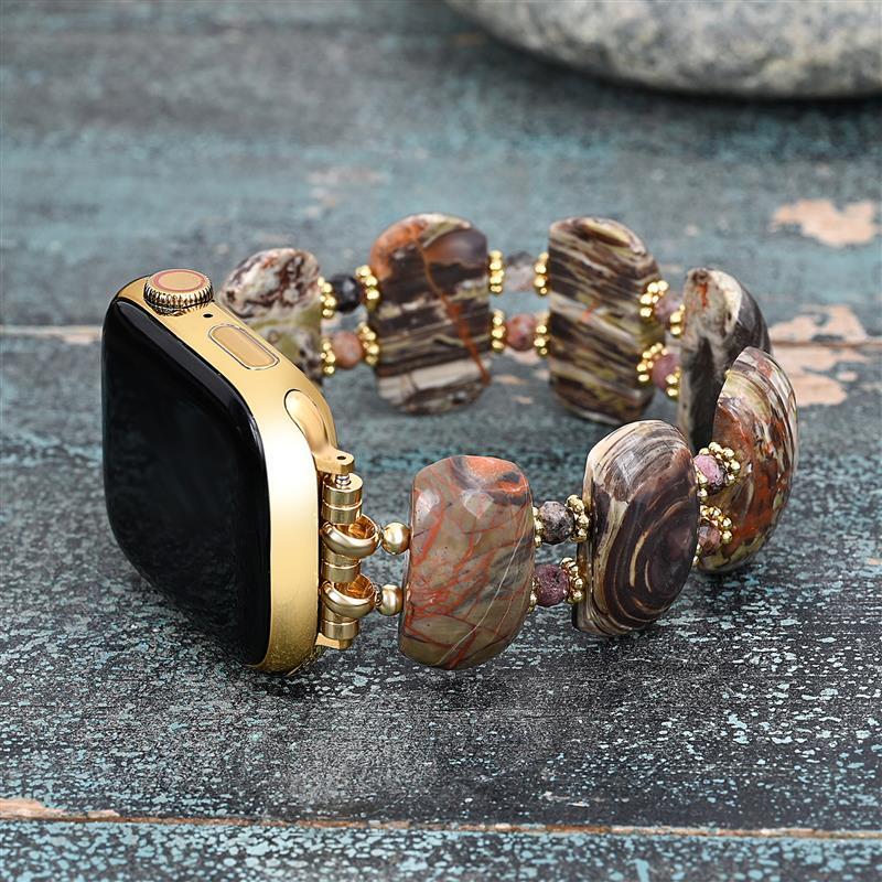 Correa elástica de jaspe Horizonte del Desierto para Apple Watch