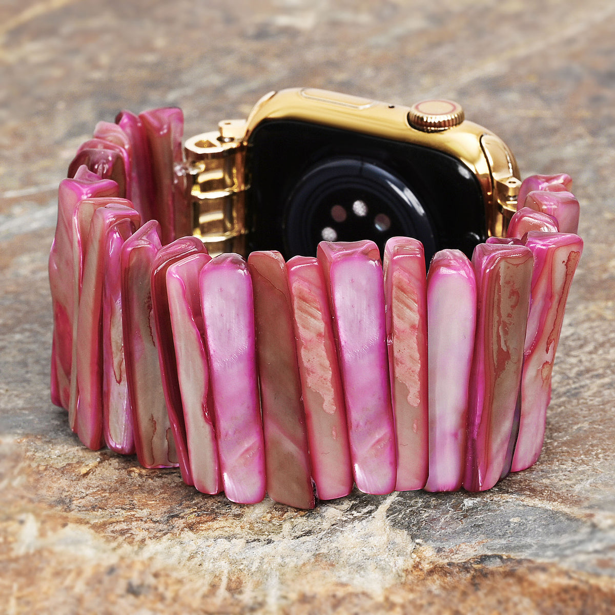 Correa elástica Imperial Orchid Shell para Apple Watch