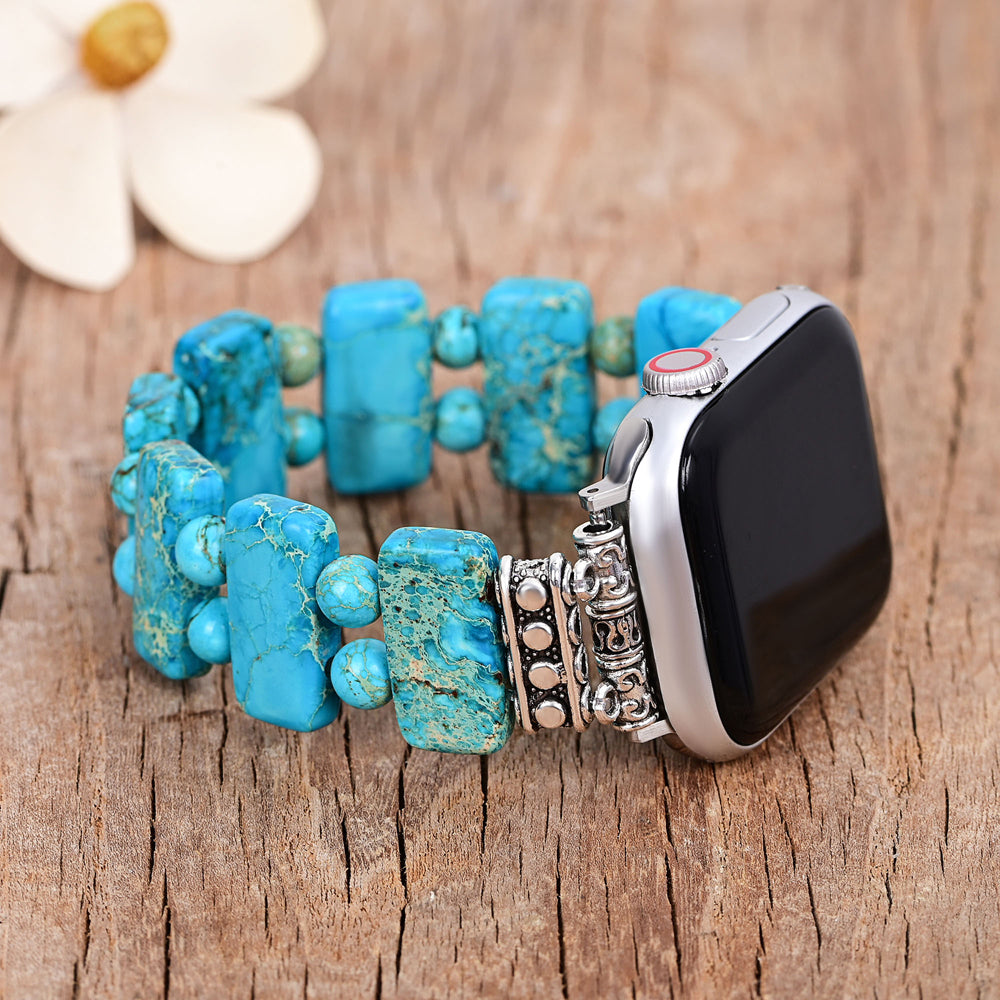 Correa elástica Serenity Turquesa Apple Watch