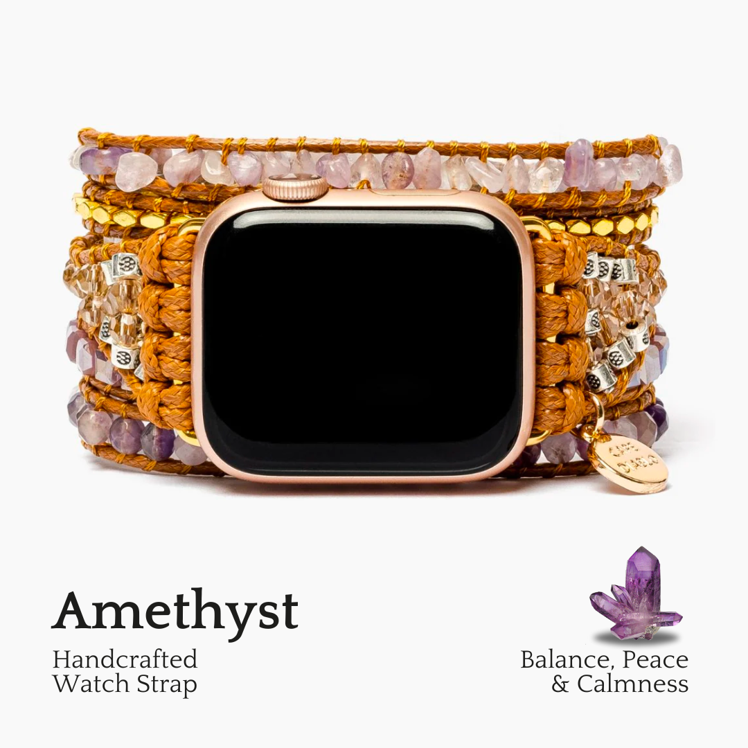 Correa para Apple Watch de amatista imperial