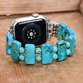 Correa elástica Serenity Turquesa Apple Watch