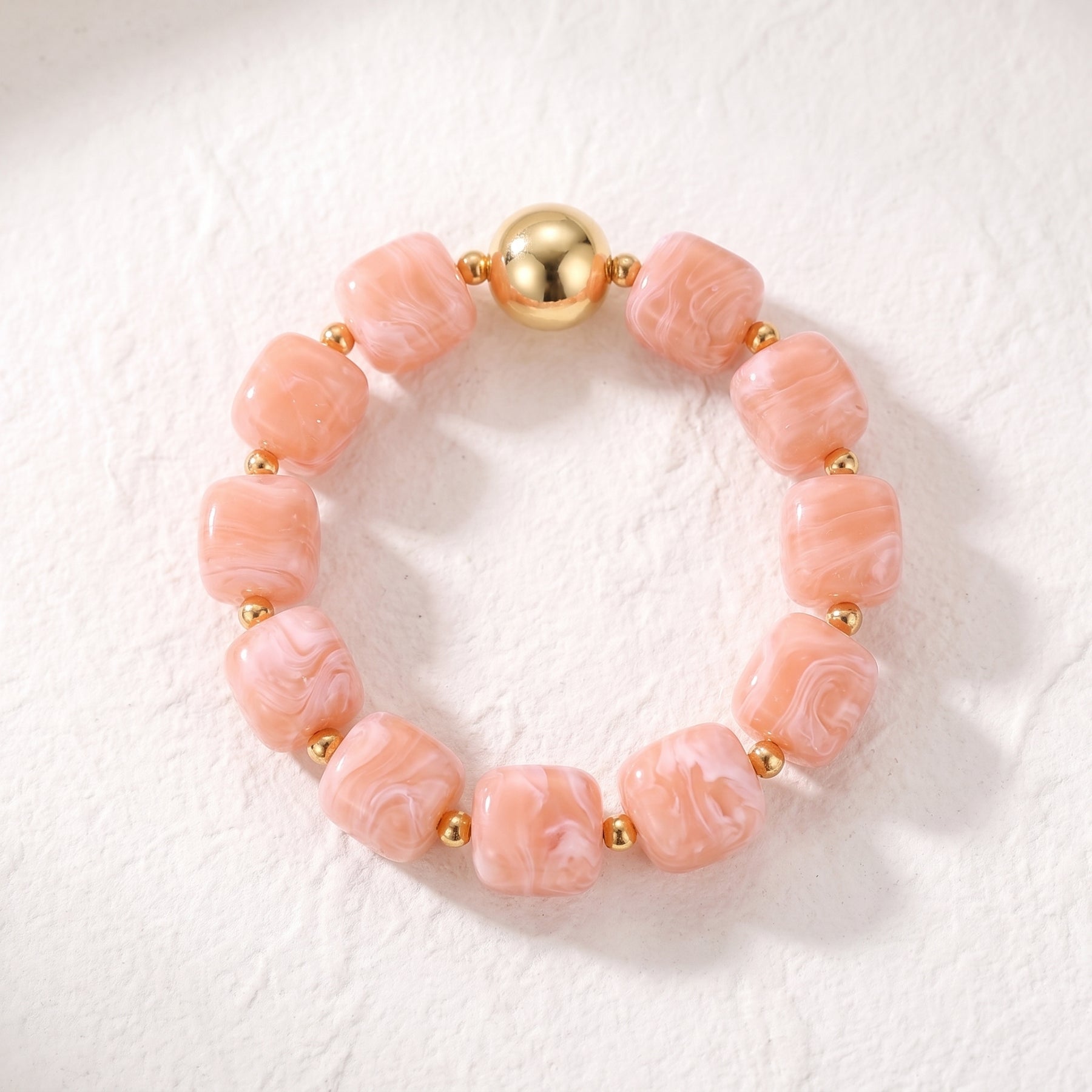 Pulsera gruesa Coral Dream