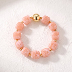 Pulsera gruesa Coral Dream