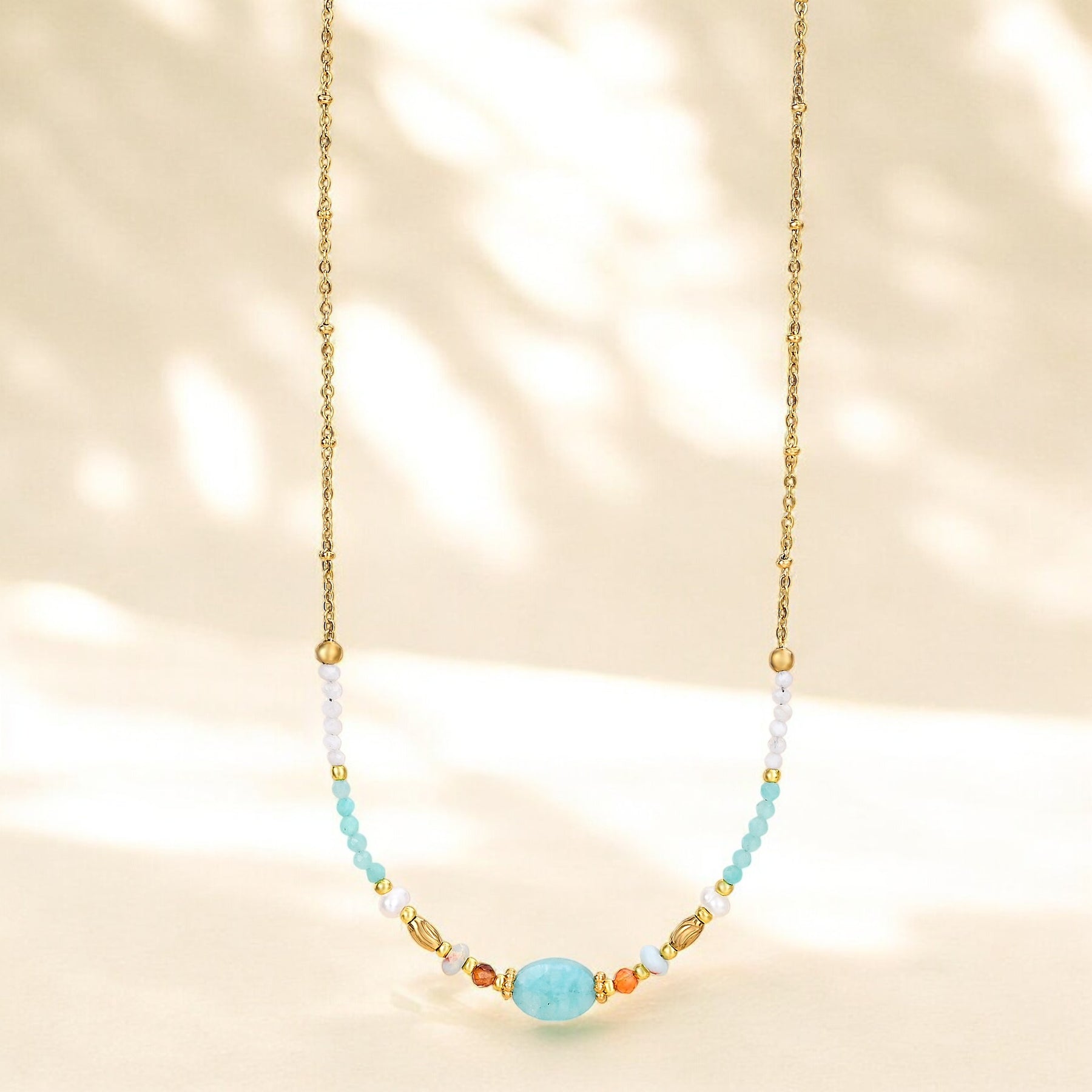 Collar de Amazonita Brisa del Océano