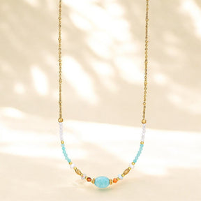 Collar de Amazonita Brisa del Océano