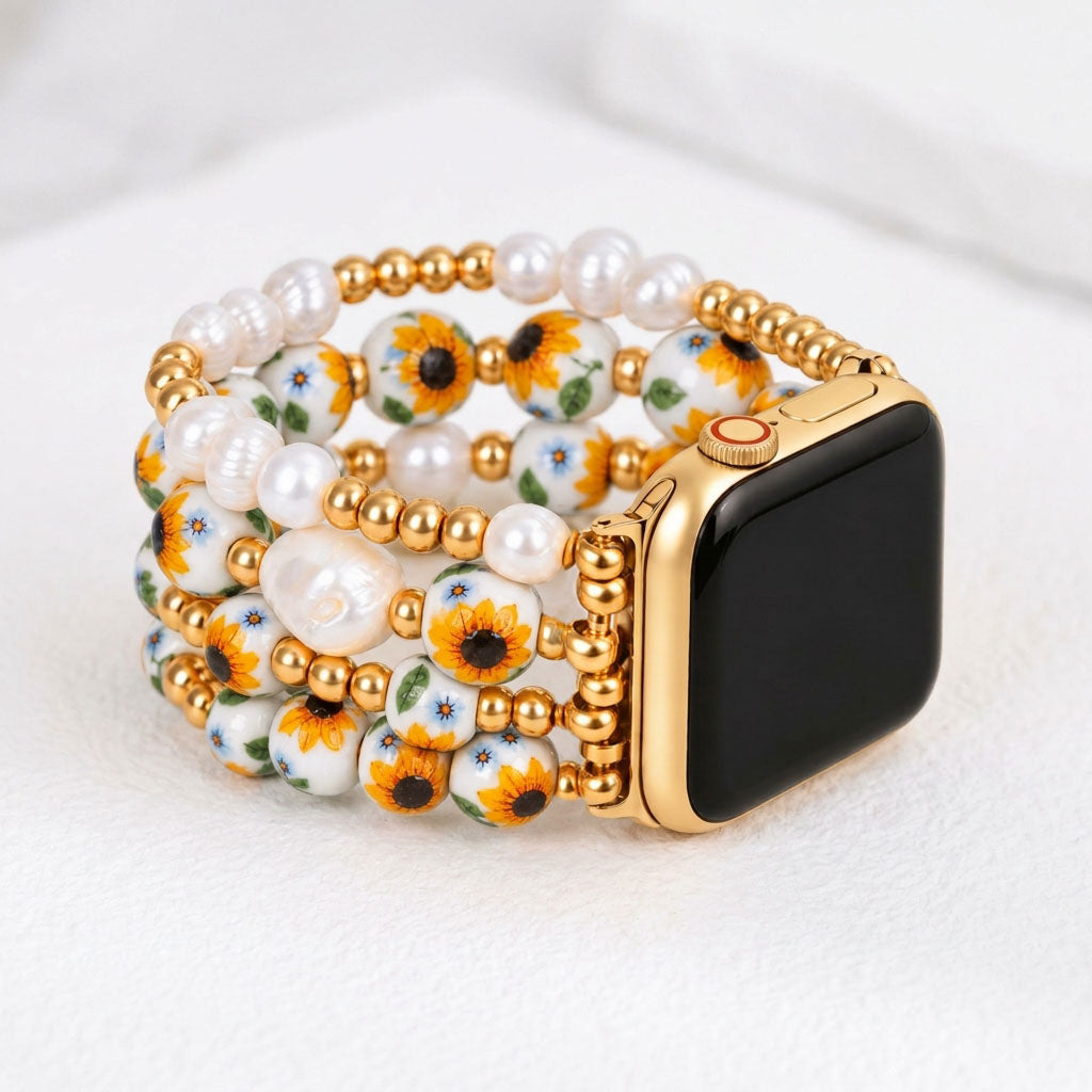 Correa para Apple Watch Sunlit Bloom de Porcelain Garden