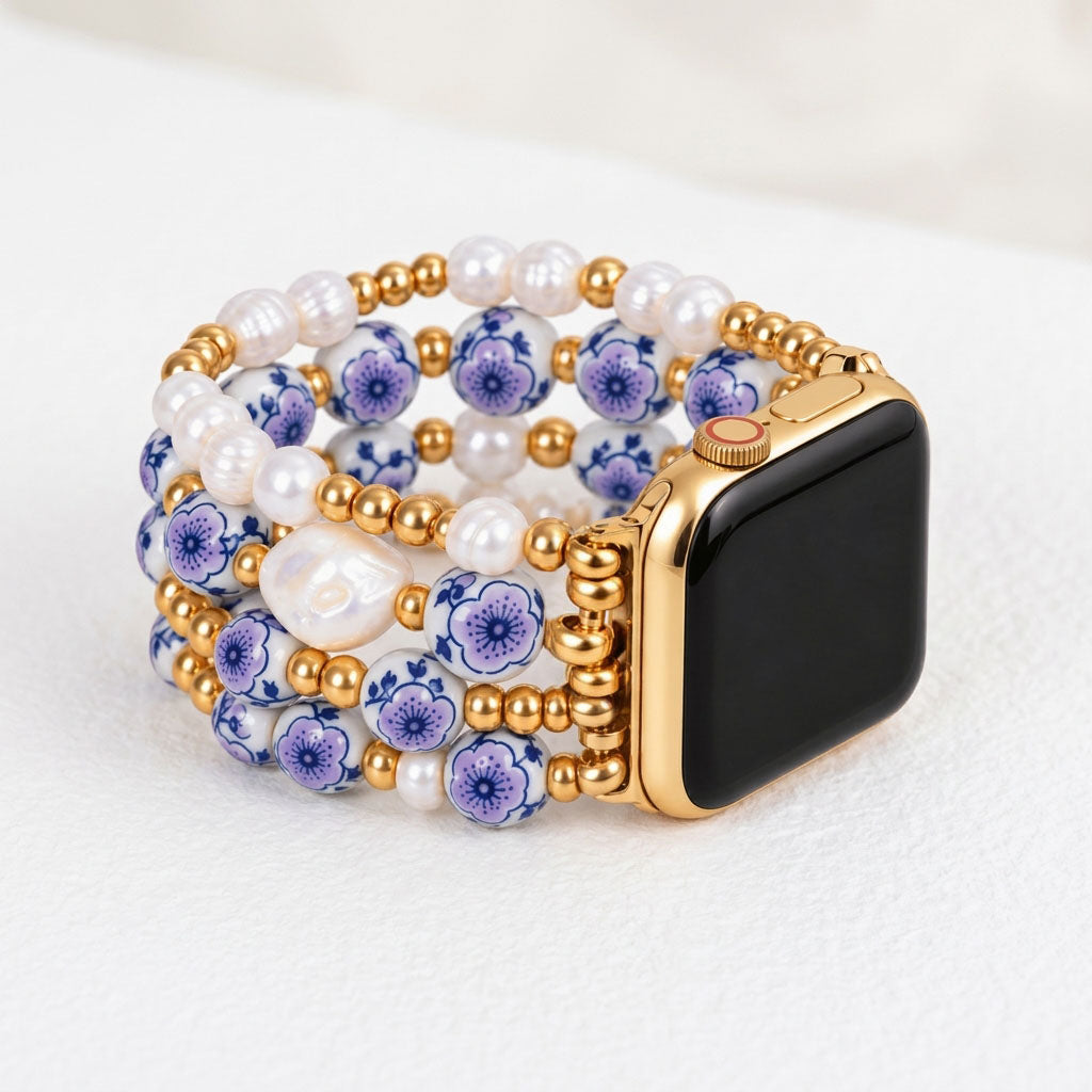 Correa para Apple Watch Lavender Bloom de Porcelain Garden