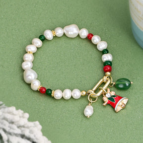 Pulsera de gemas Espíritu Navideño