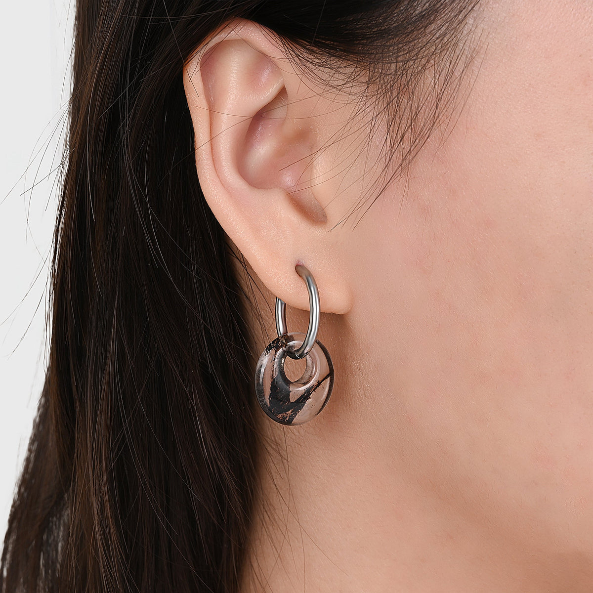 Pendientes Eclipse de Cuarzo