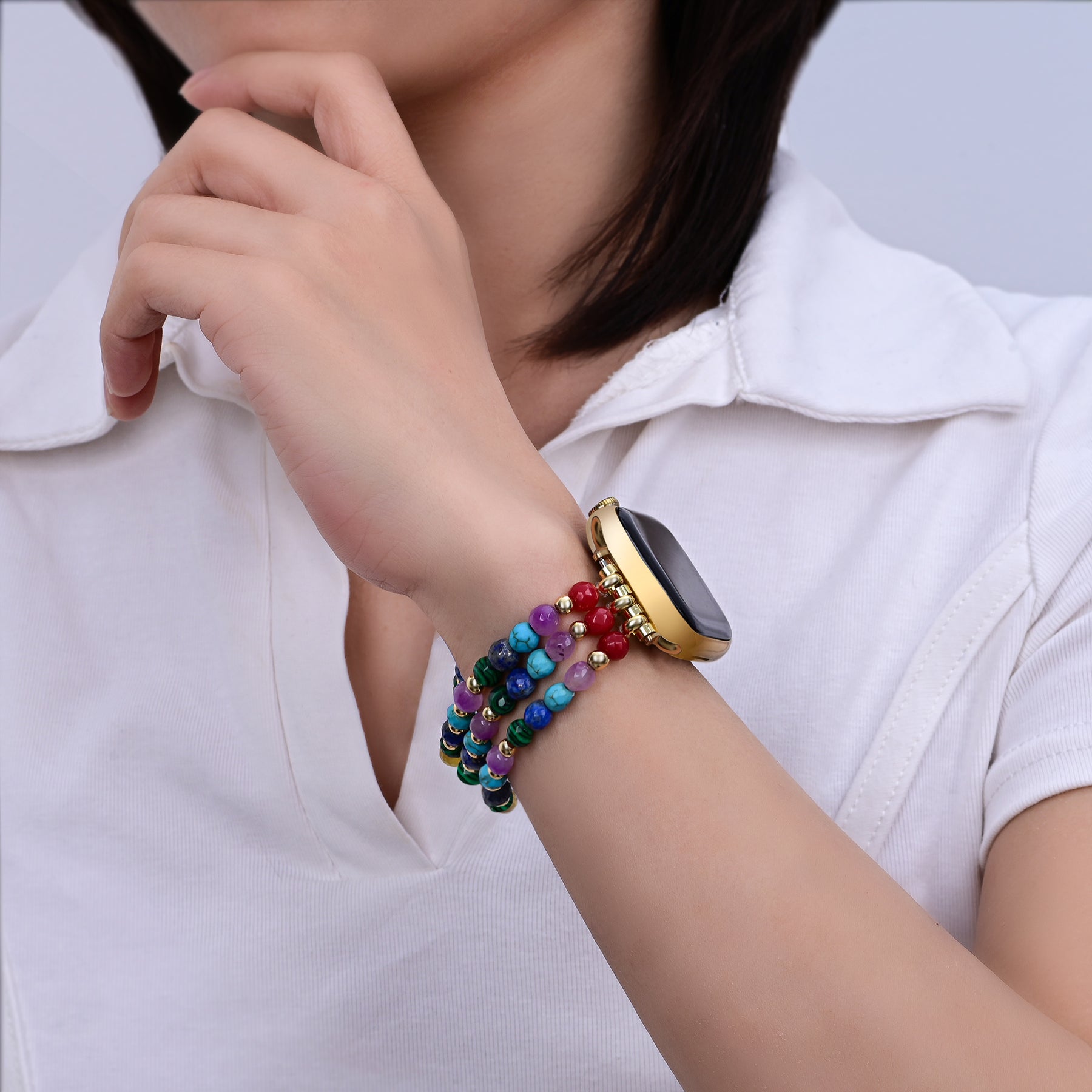 Correa Mystic Pop Stone Stretch Apple Watch