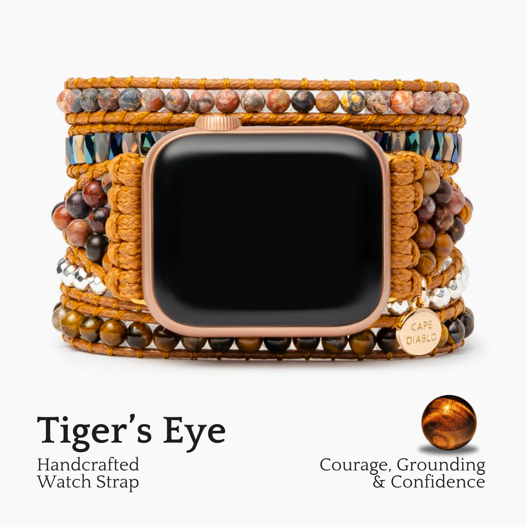 Correa Tiger's Eye Royal Apple Watch