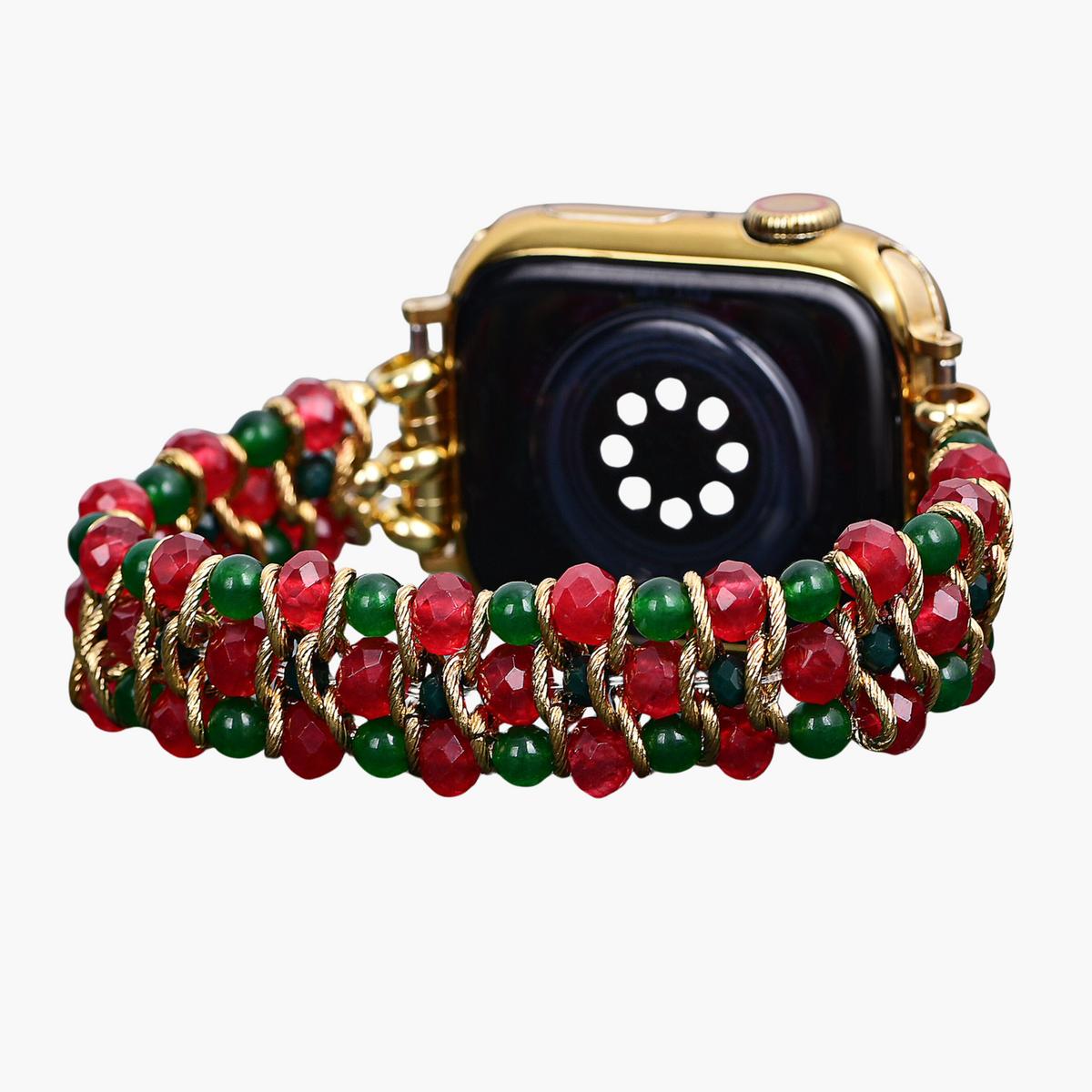 Correa elástica para Apple Watch con encanto navideño