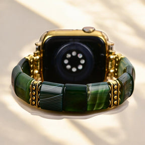 Correa elástica de ágata serenidad perenne para Apple Watch