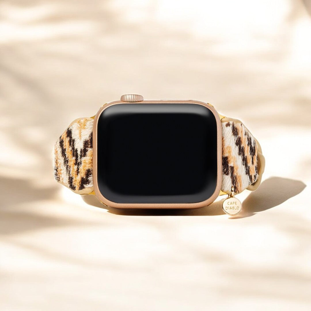 Correa de cuero Ebony Escalade para Apple Watch