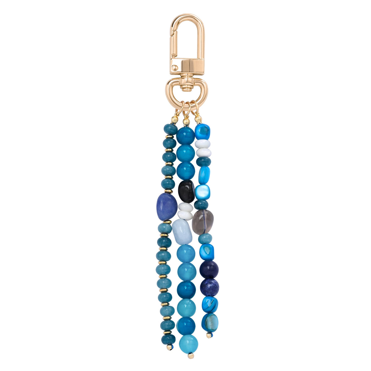 Charm para bolso Armonía de Ágata Azul