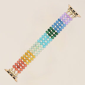Correa Rainbow Glow Stone Stretch para Apple Watch