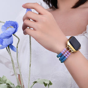 Correa Rainbow Glow Stone Stretch para Apple Watch