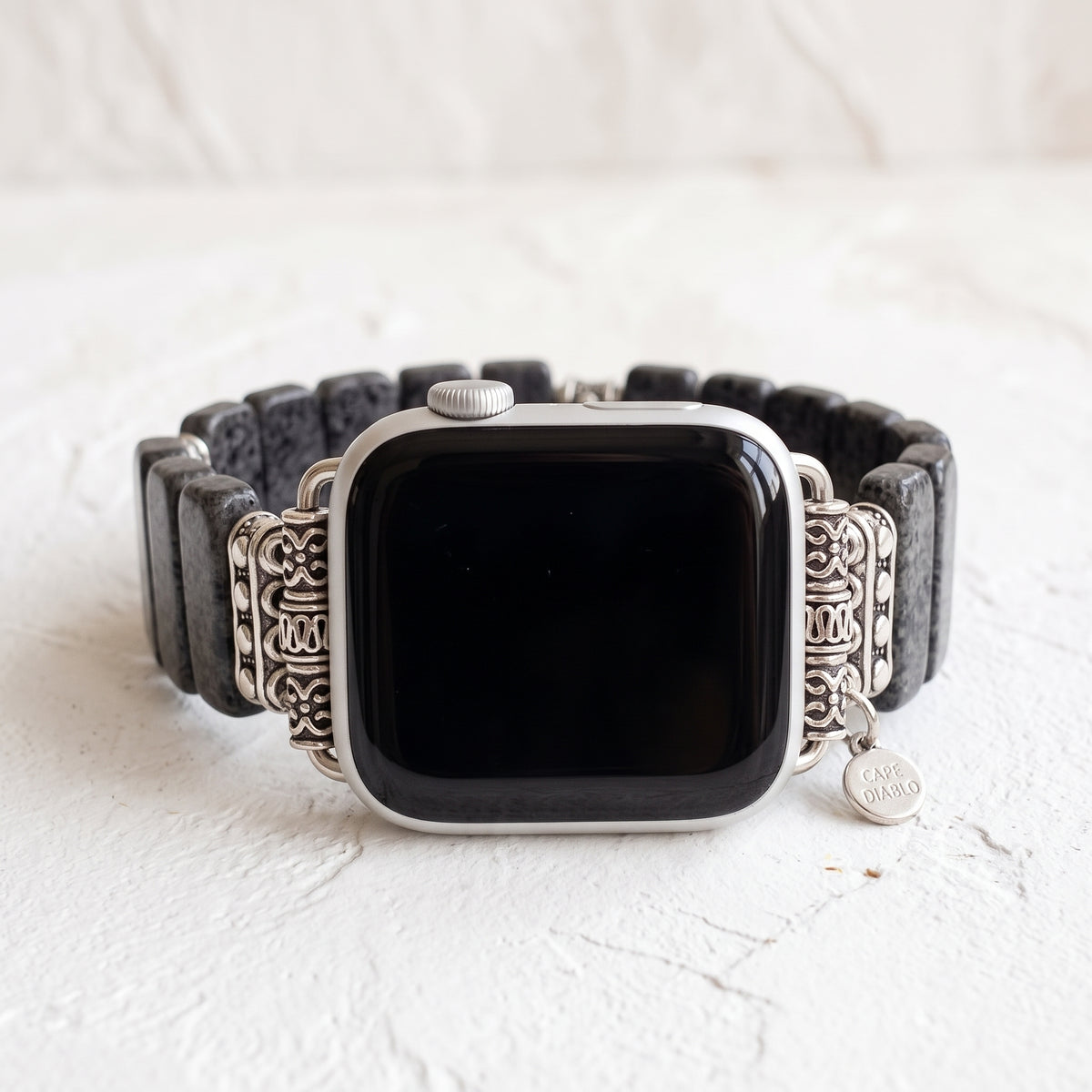 Correa elástica de jaspe de medianoche para Apple Watch