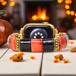 Correa Haunted Stripes Halloween para Apple Watch