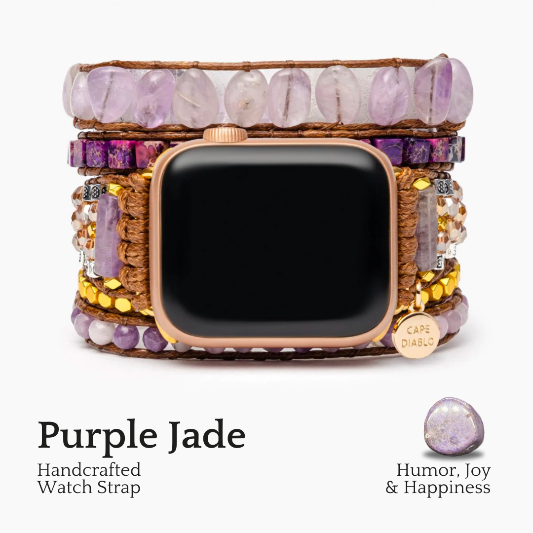 Correa mágica de jade púrpura para Apple Watch