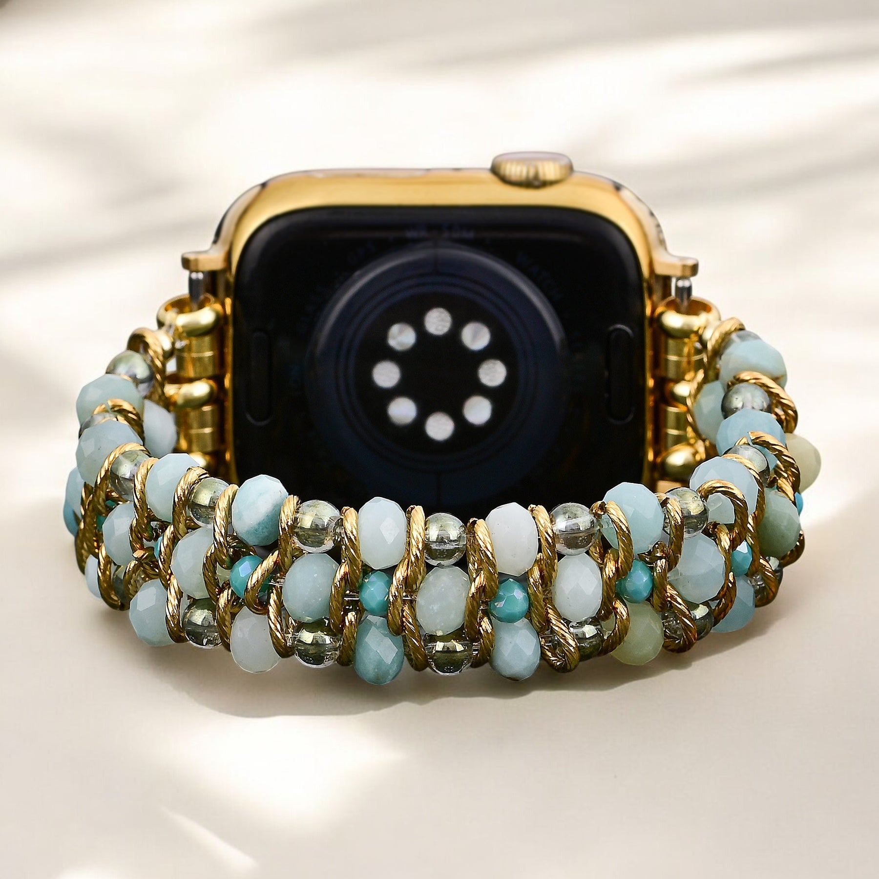 Correa trenzada Amazonita Dream para Apple Watch