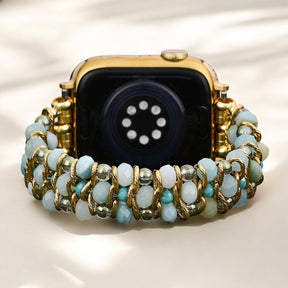 Correa trenzada Amazonita Dream para Apple Watch