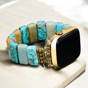 Correa Turquesa Earth Stretch para Apple Watch