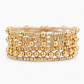 Conjunto de pulseras Golden Demure