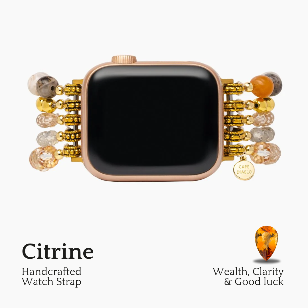 Correa elástica para Apple Watch color champán oscuro