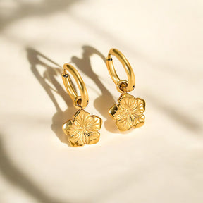 Pendientes de aro Bloom Charm