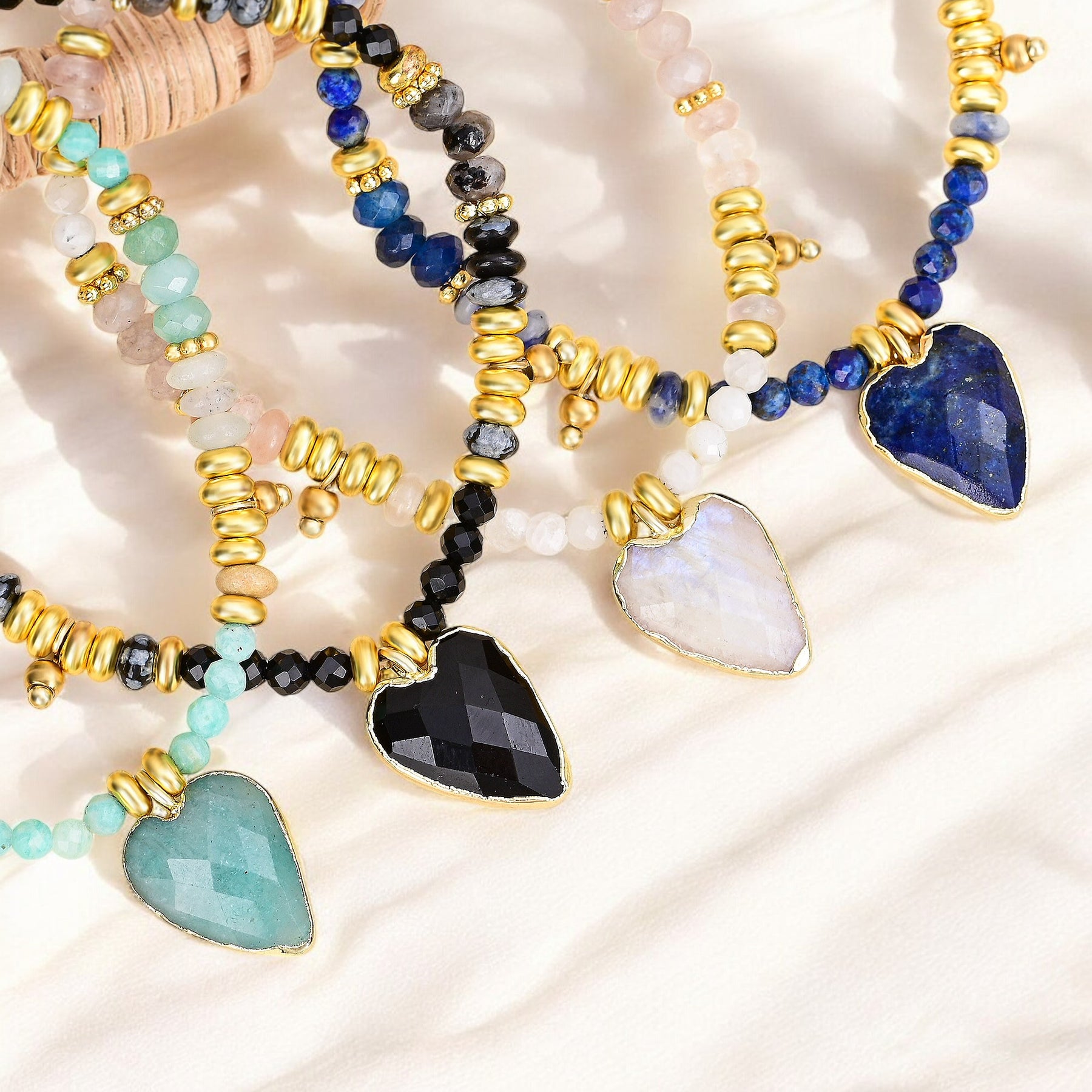Pulsera de Encanto de Amor de Amazonita