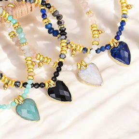 Pulsera de Encanto de Amor de Amazonita