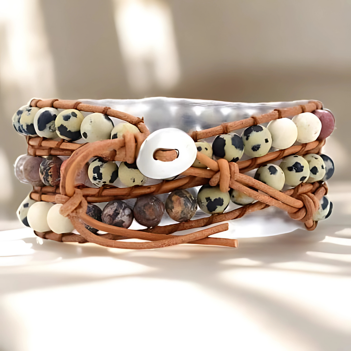 Pulsera de protección del amor de amazonita