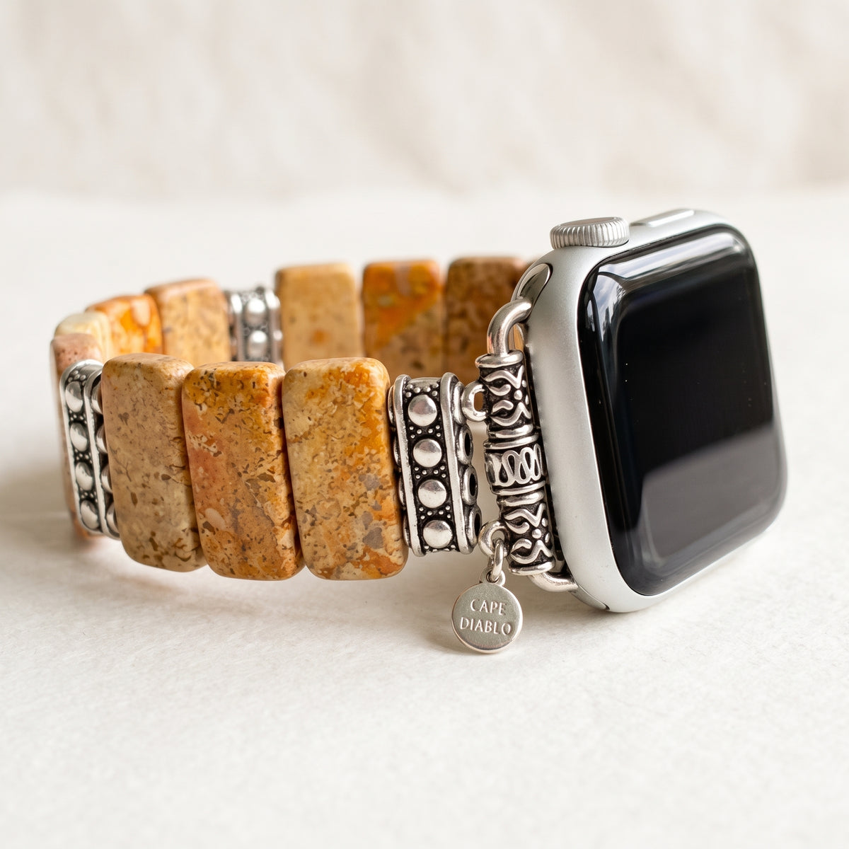Correa elástica dorada Terra para Apple Watch