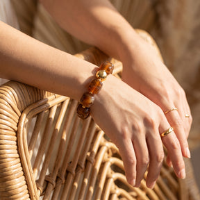 Pulsera gruesa Golden Terra