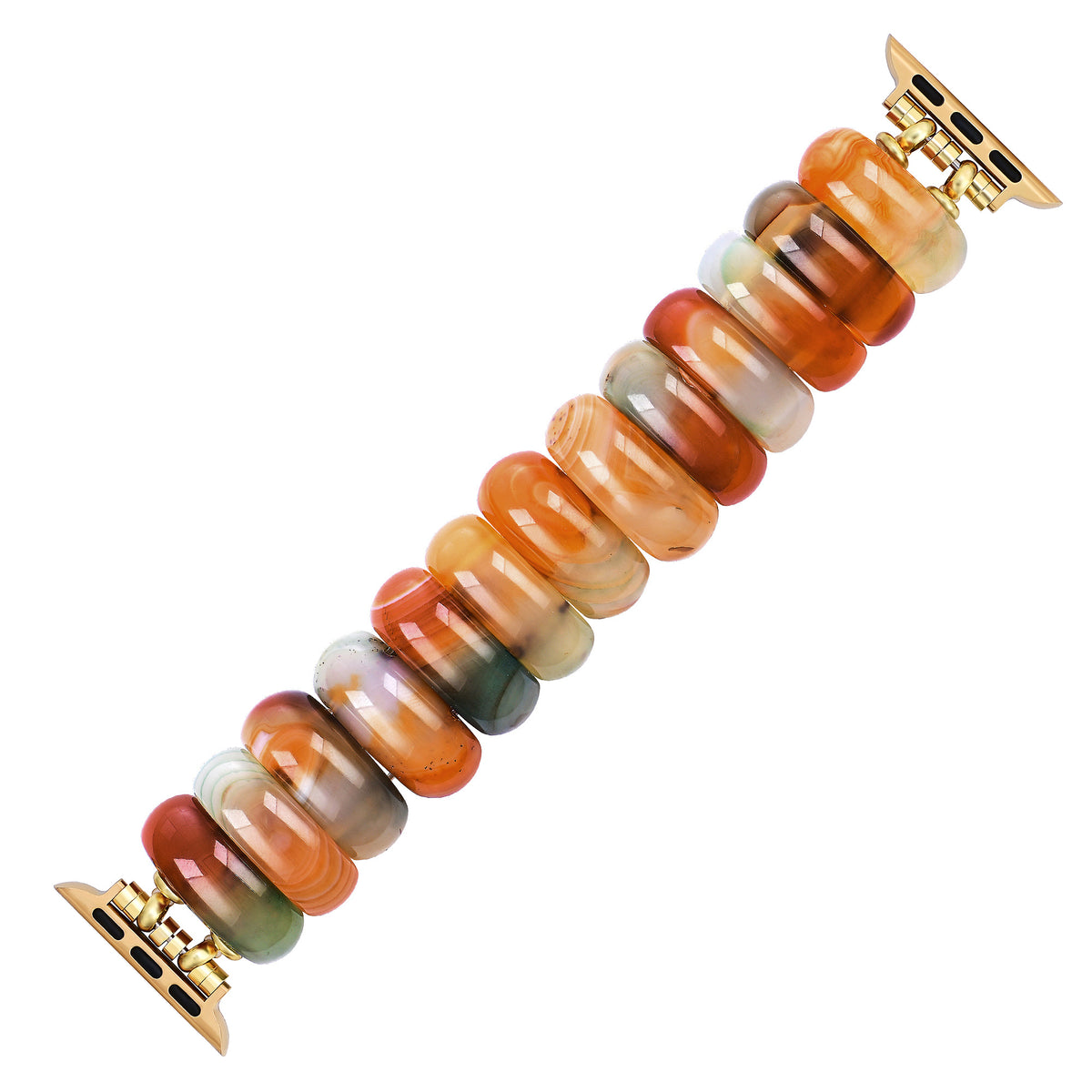 Correa elástica Golden Dusk Agate para Apple Watch