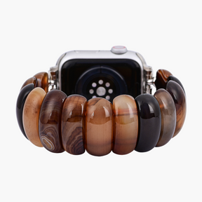 Correa de Apple Watch de Ágata Ember Terrenal