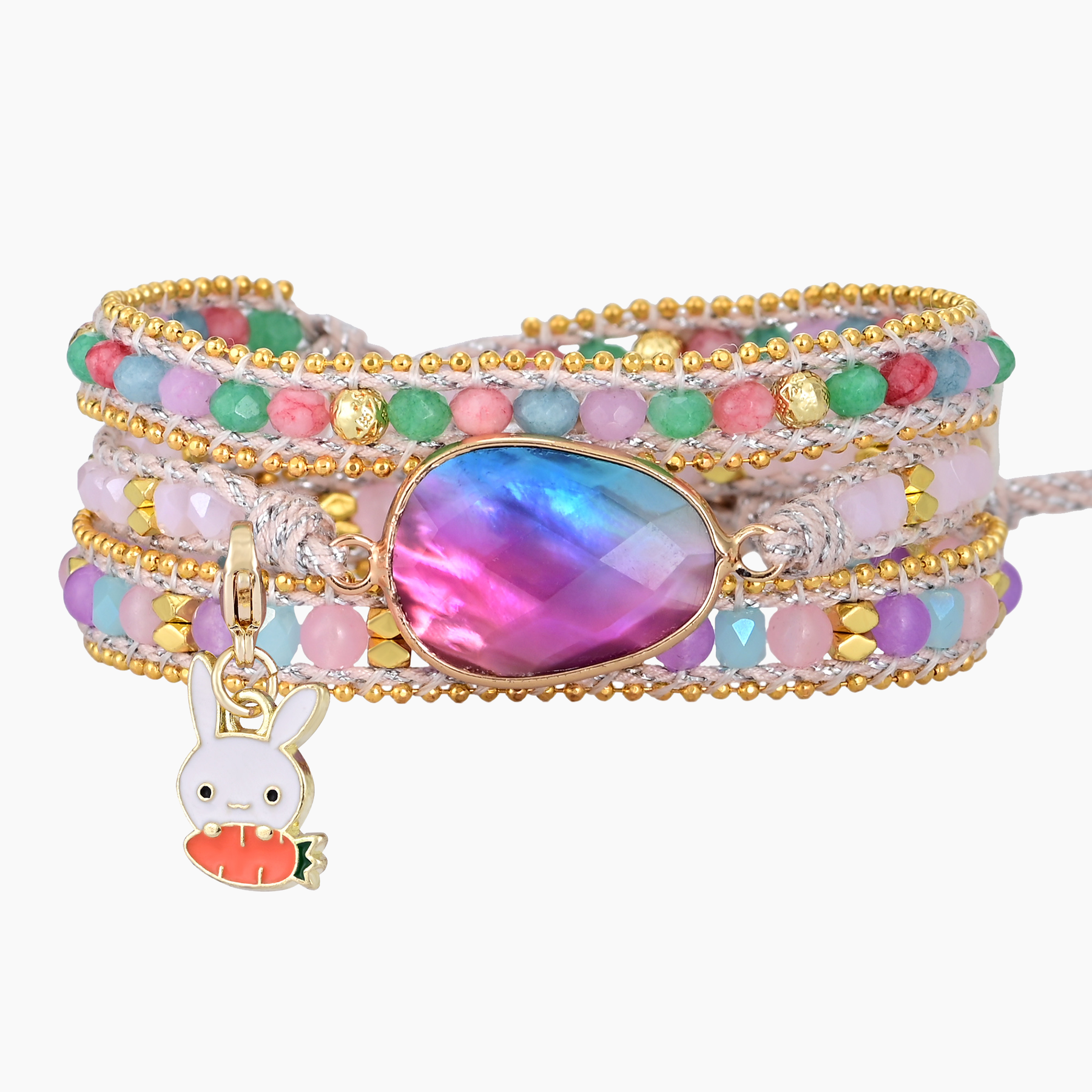 Pulsera envolvente de elegancia de Pascua