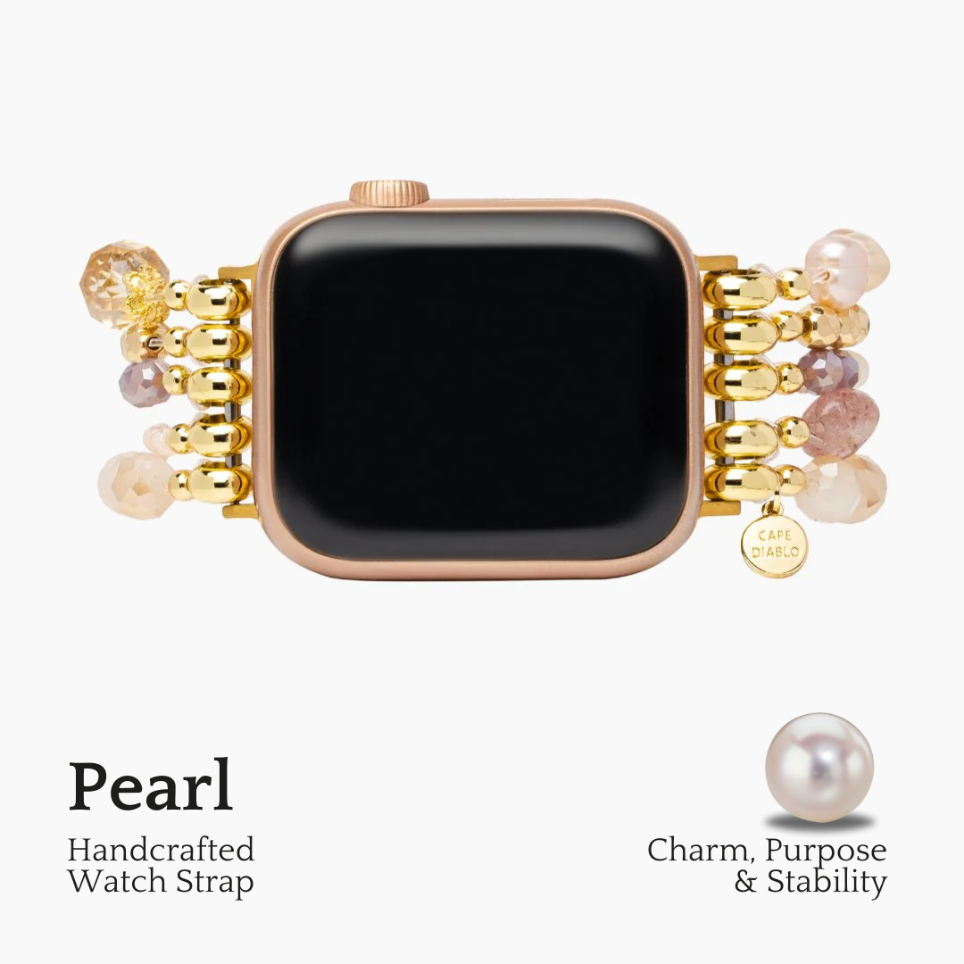 Correa Pearly Rosette Stretch para Apple Watch