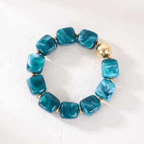 Pulsera gruesa Laguna Esmeralda