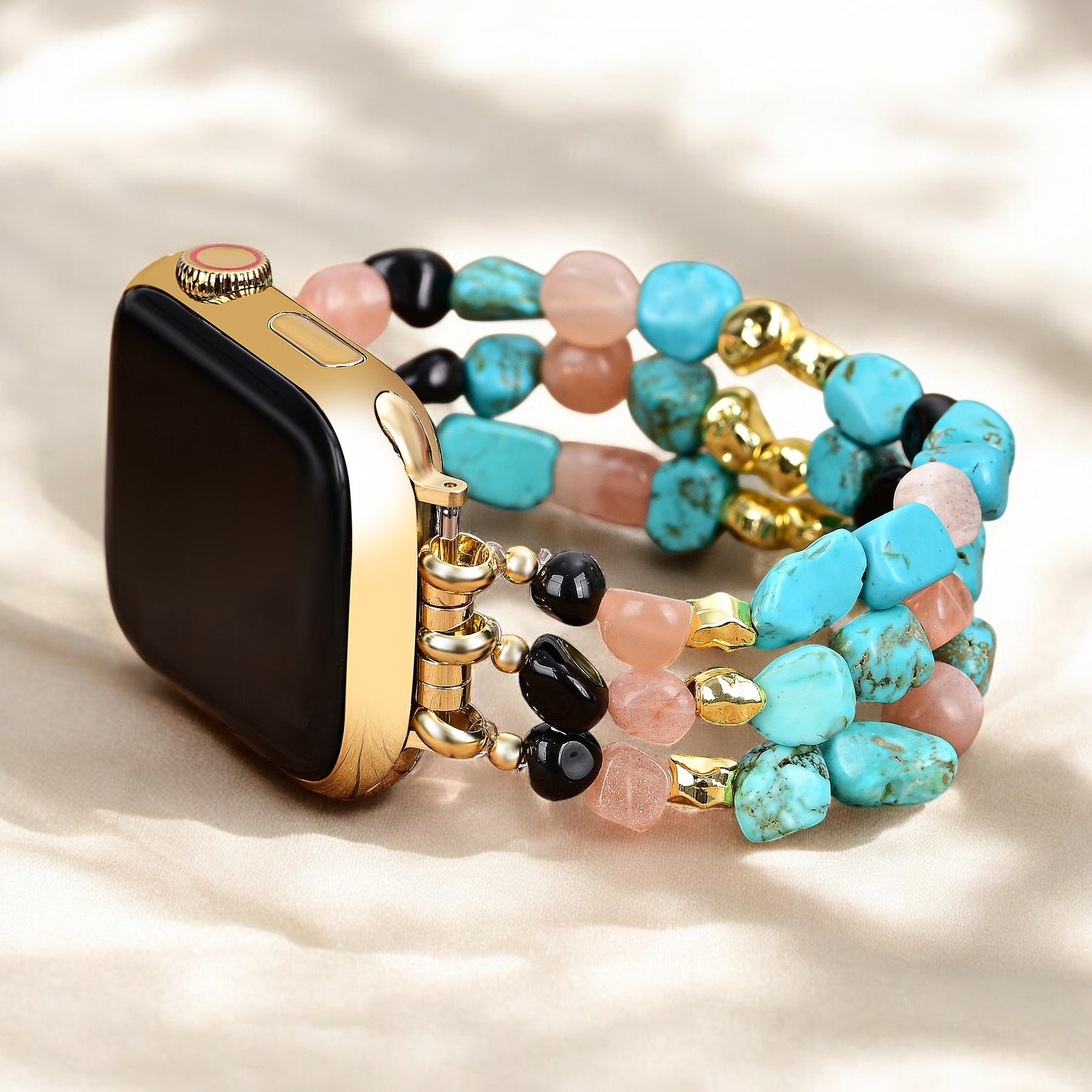Correa de piedra elástica Desert Oasis para Apple Watch