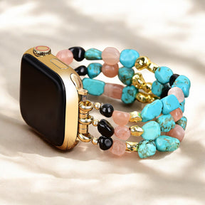 Correa de piedra elástica Desert Oasis para Apple Watch