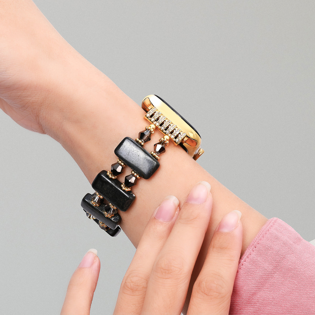 Correa elástica Obsidian Muse Apple Watch