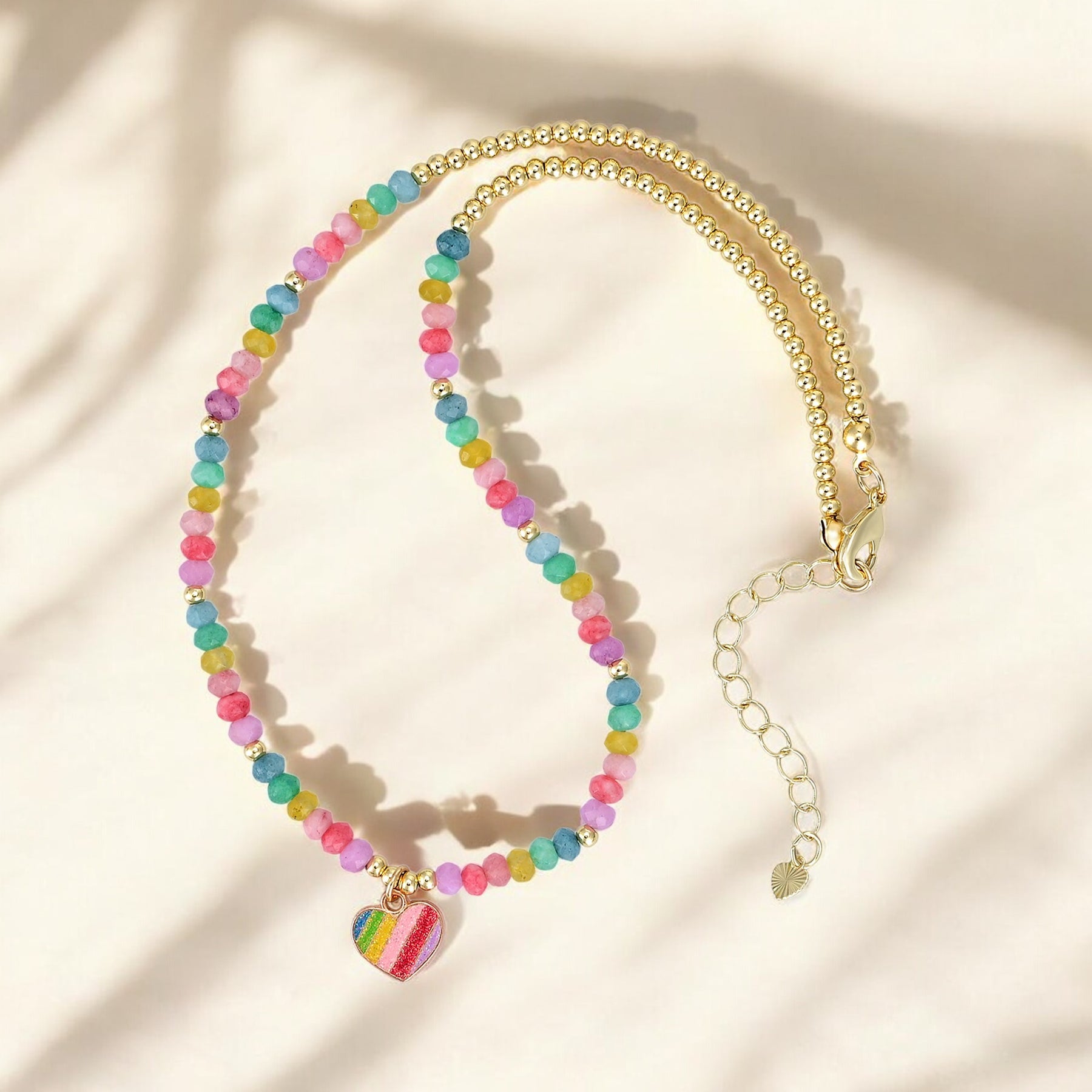 Collar de Corazón Pastel