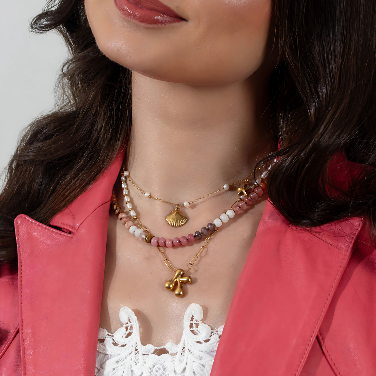 Collar de Armonía de Hematita Intensa