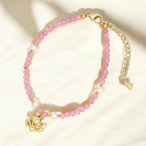 Brazalete de Loto Rosa Etéreo
